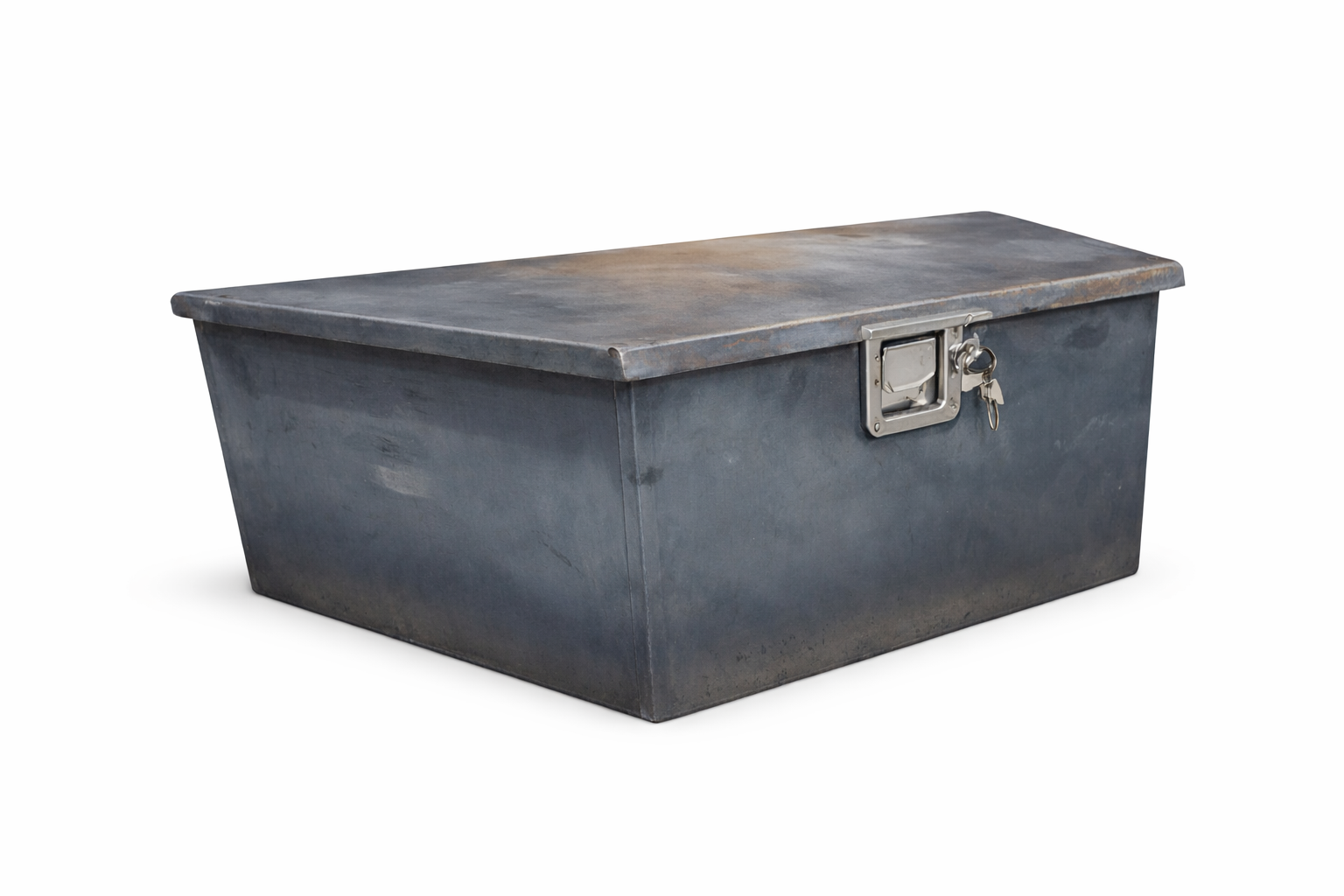 Heavy-Duty Steel Chest - Industrial-grade steel construction for maximum durability and security for custom trailer applications